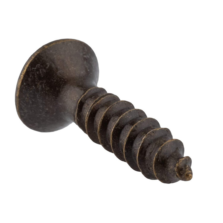 Uniqantiq Hardware Supply Brass Oval Head Phillips Drive Wood Screw Wayfair Canada 